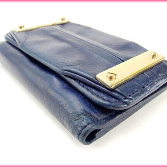 Authentic Used Chloe Key holder Key case Navy Woman - Picture 3 of 5